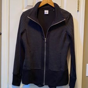Cabi gray/black striped jacket size small